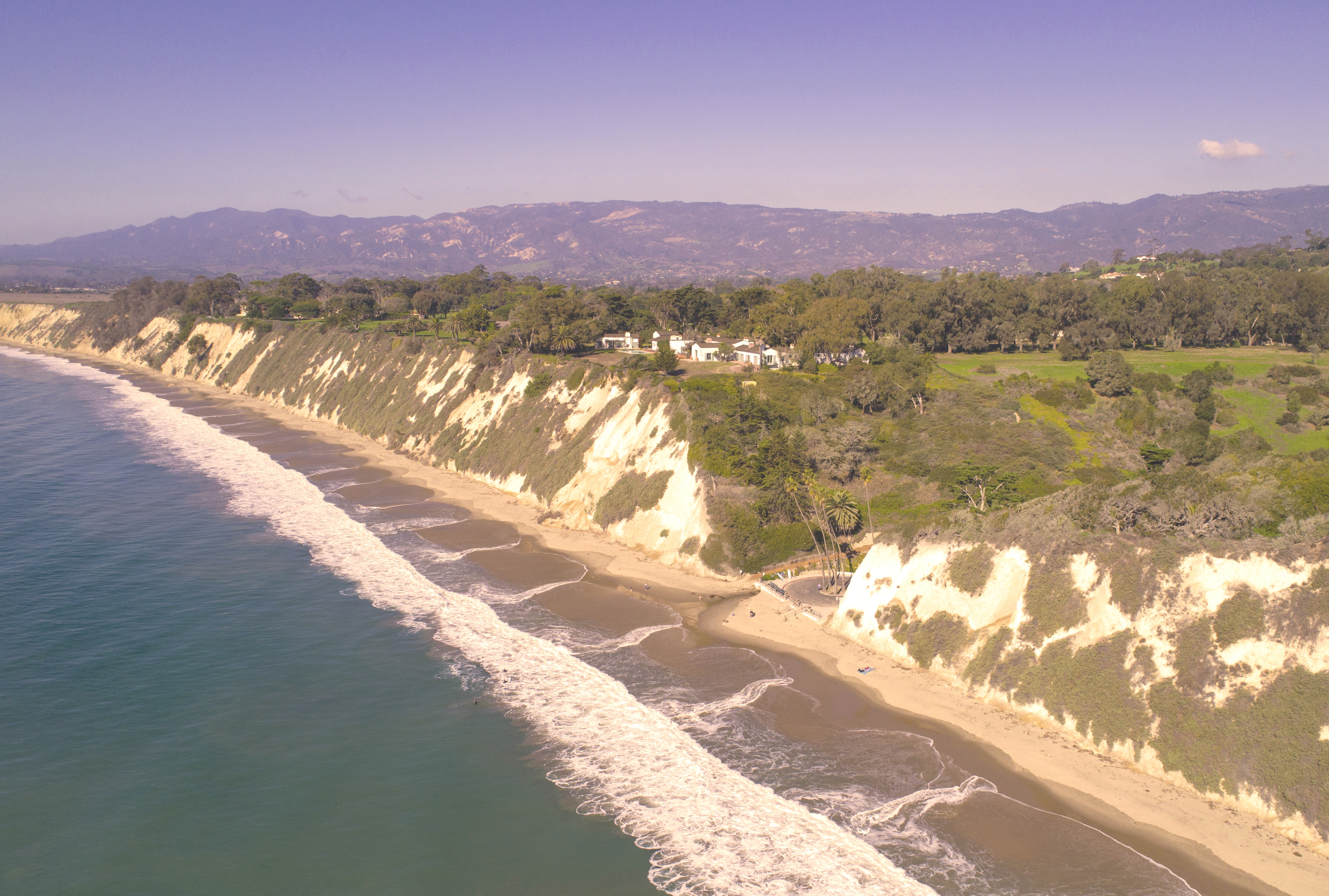 aerial beach shot